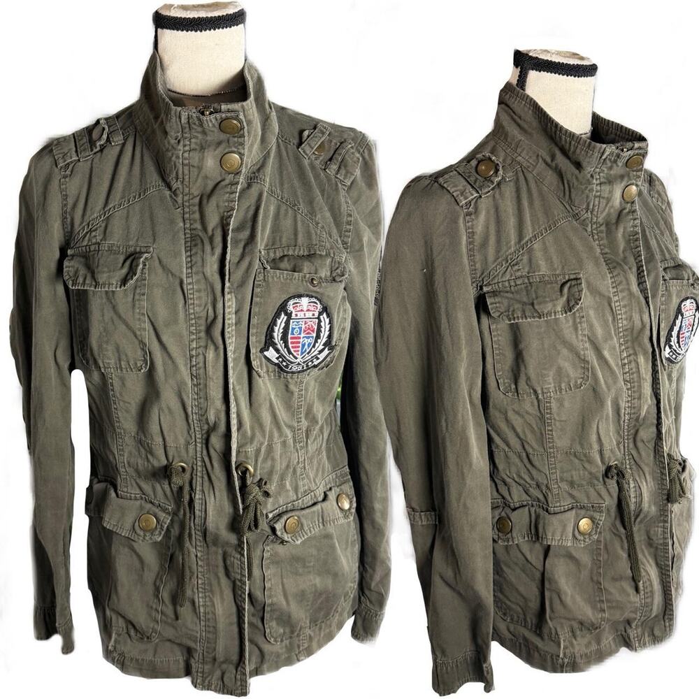 Brand 579 Grunge Military Utility Jacket